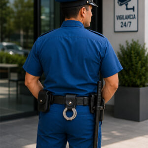 Uso de Bastón y Esposas de Seguridad
